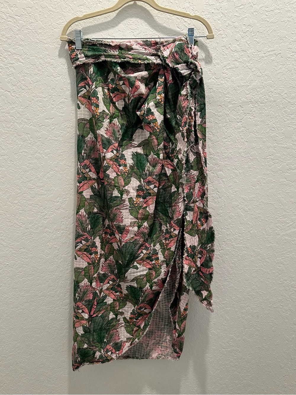 Coniglio Palm Beach Wrap Skirt in Seagrape